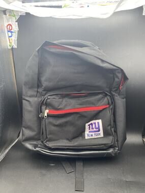 NFL New York Giants Football School Book Bag Backpack Black NFL Brand FOCO